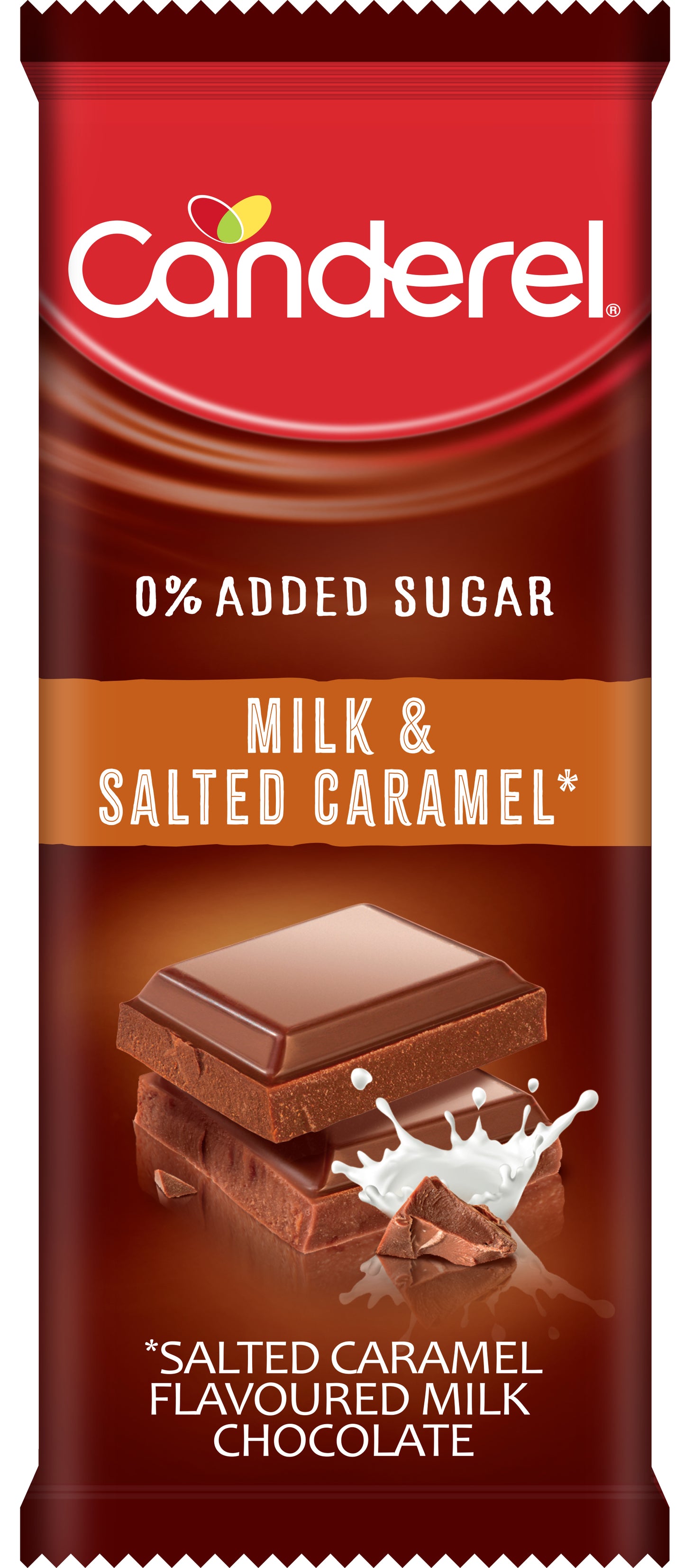 Canderel Salted Caramel Chocolate Slab