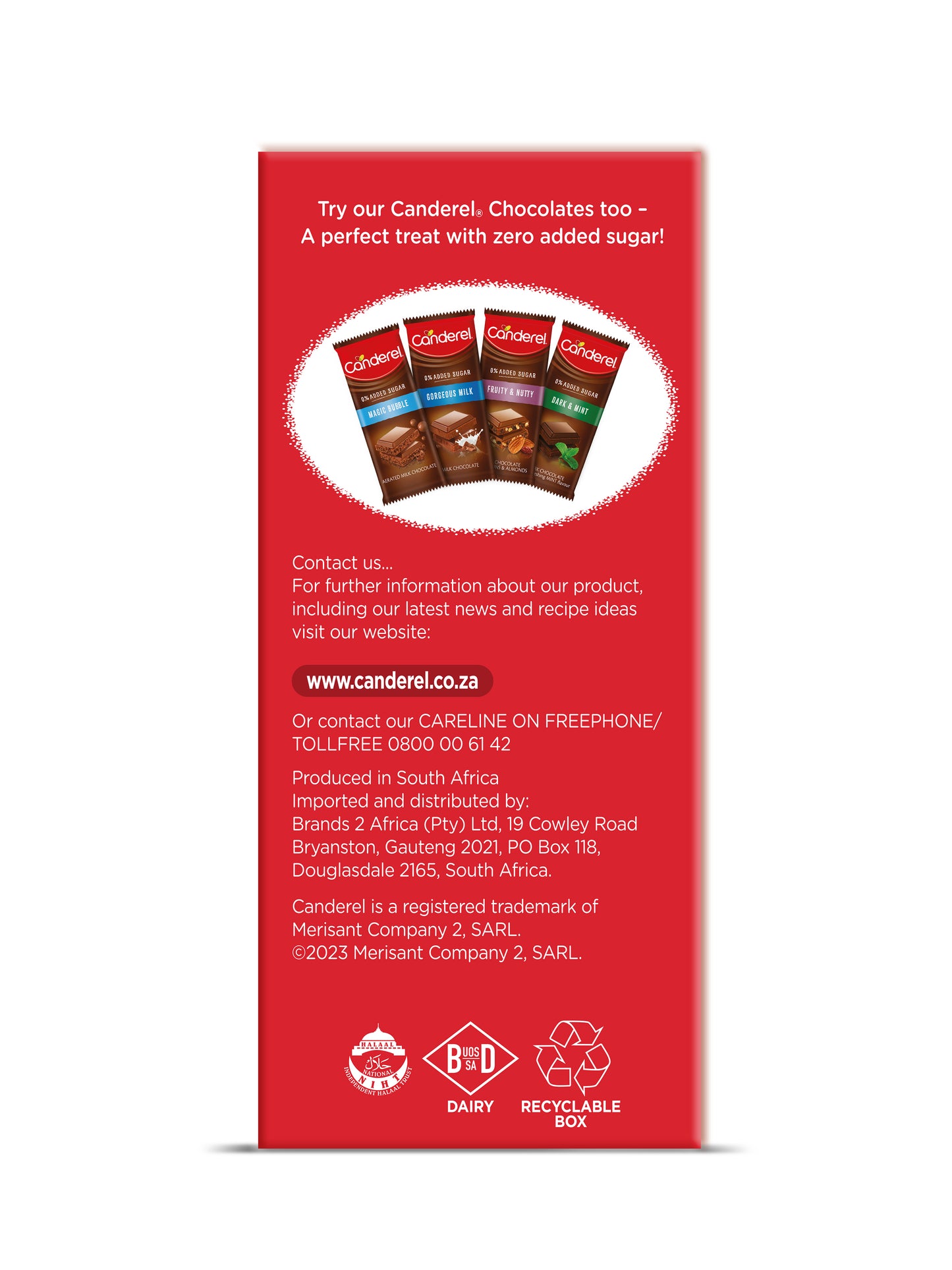 Canderel Classic Sweetener Sticks - 200 Pack