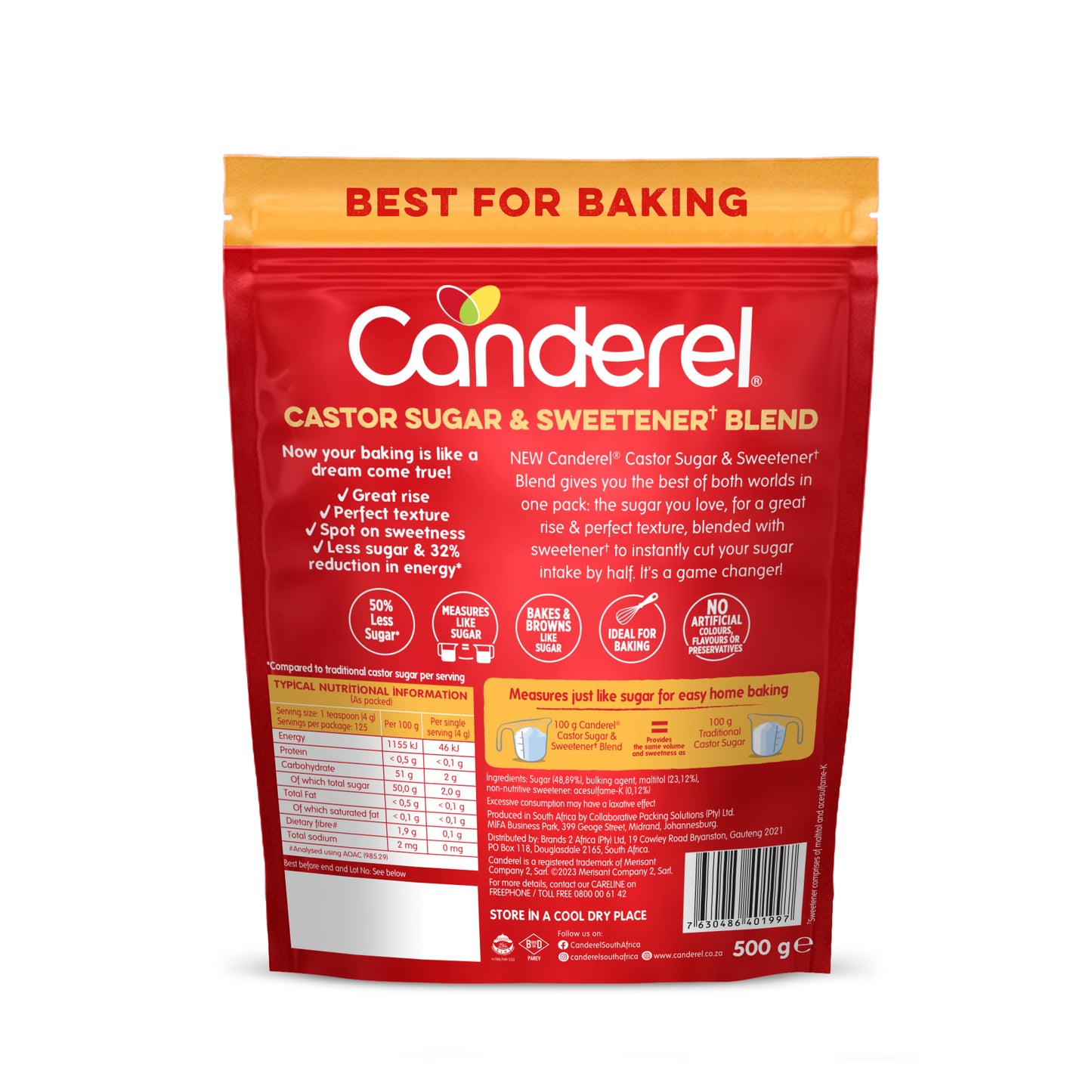 Canderel Castor Sugar & Sweetener Blend