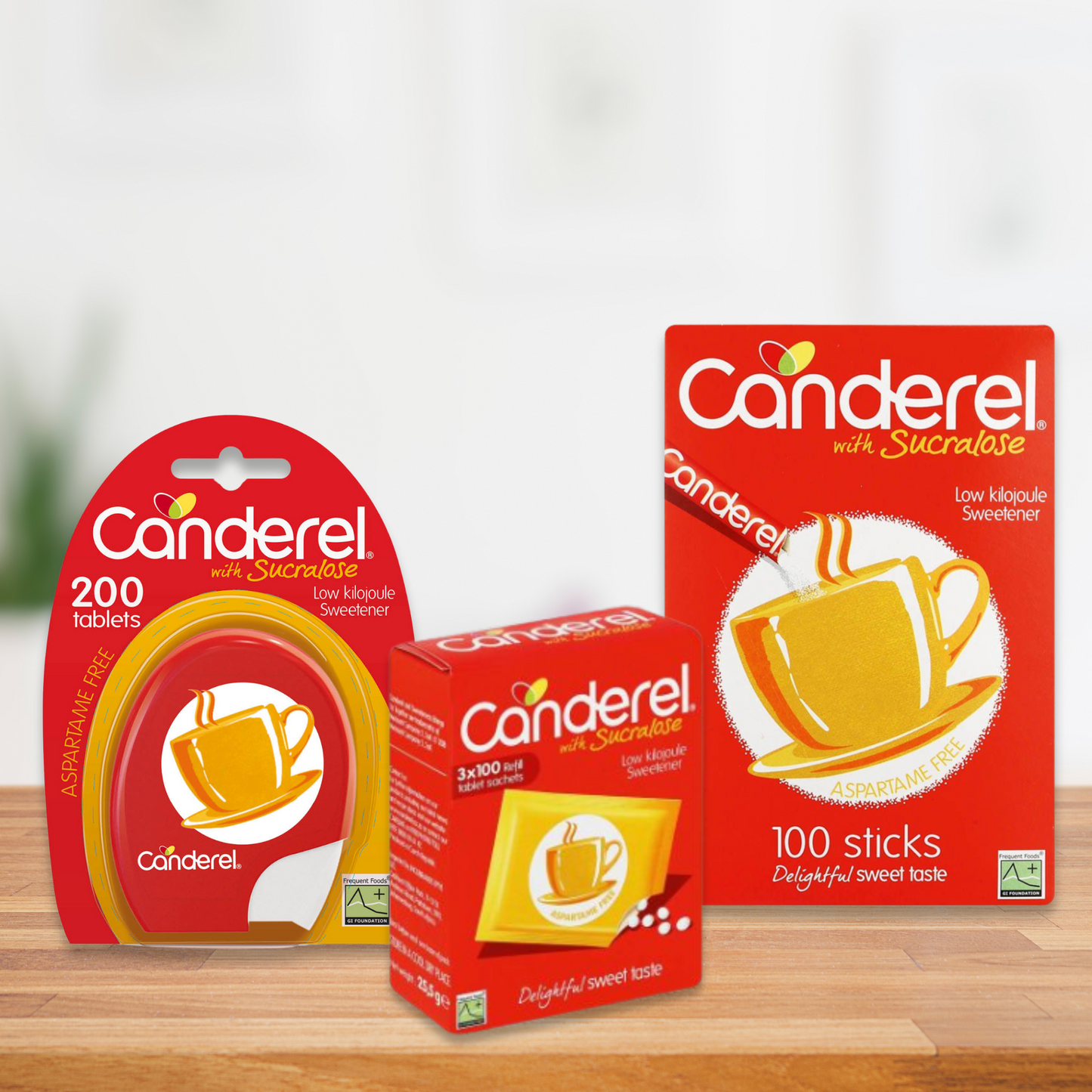 Canderel Sucralose Sweetener Sticks - 1000 Pack (Bulk)