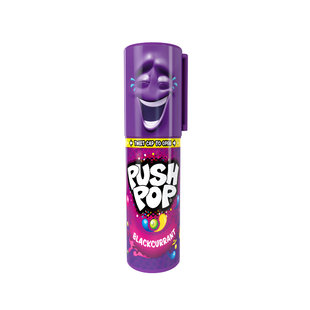 Bazooka Push Pop – Blackcurrant 15g
