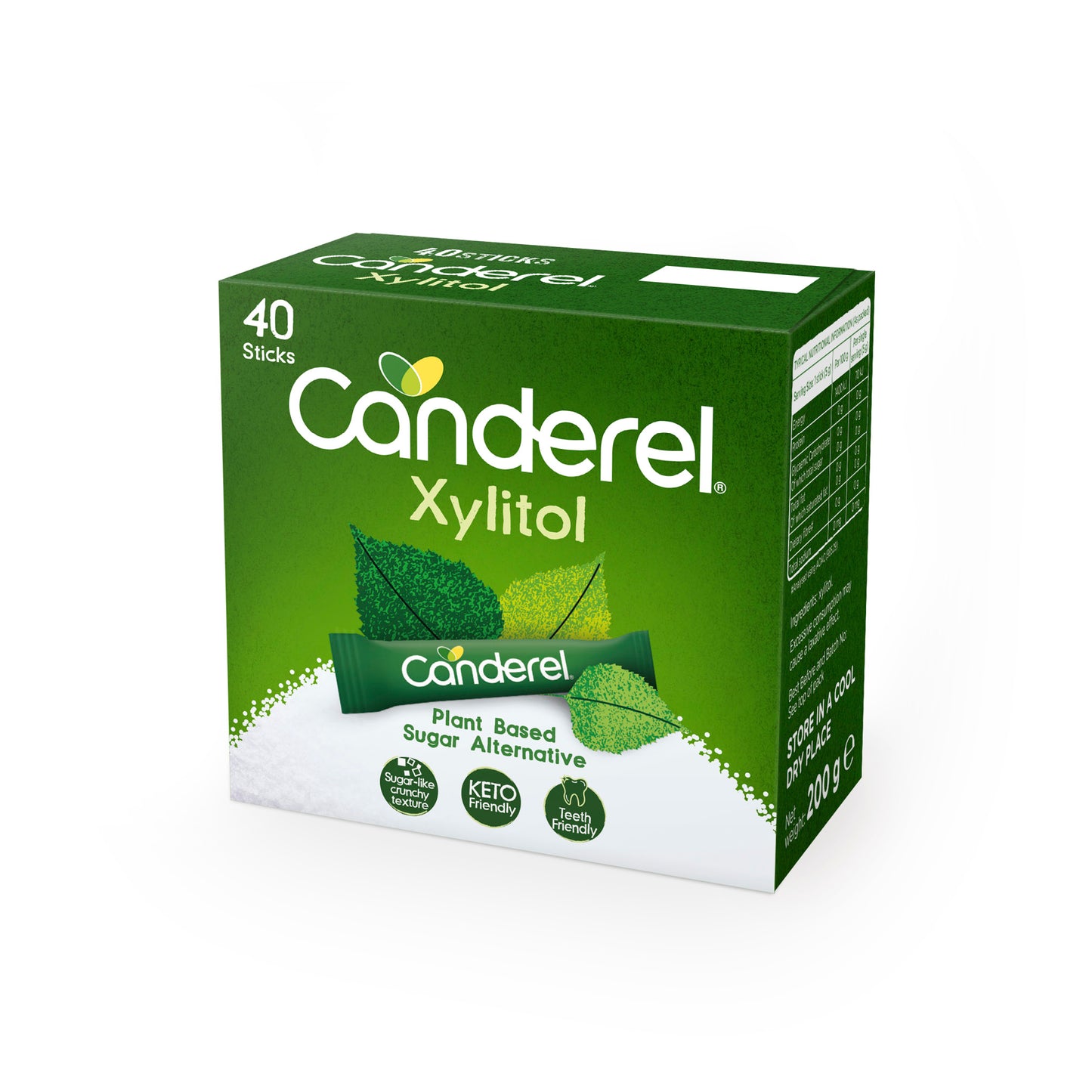 Canderel Xylitol Sweetener - 40 Sticks
