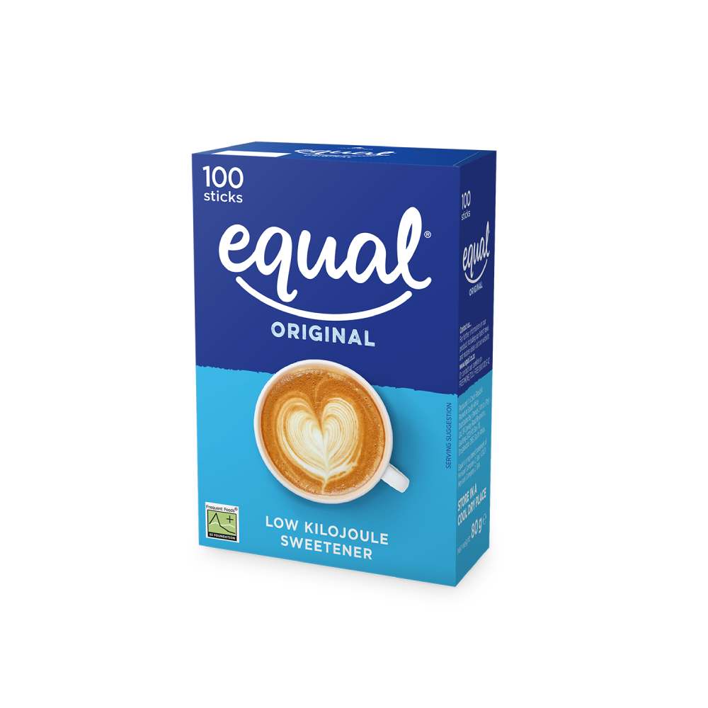 Equal Sweetener Sticks – 100 Pack