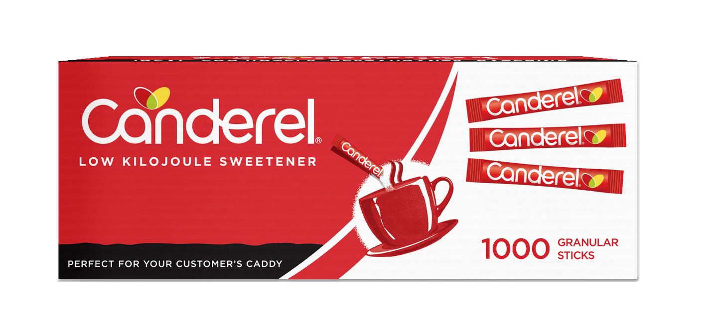 Canderel Classic Sweetener Sticks - 1000 Pack (Bulk)