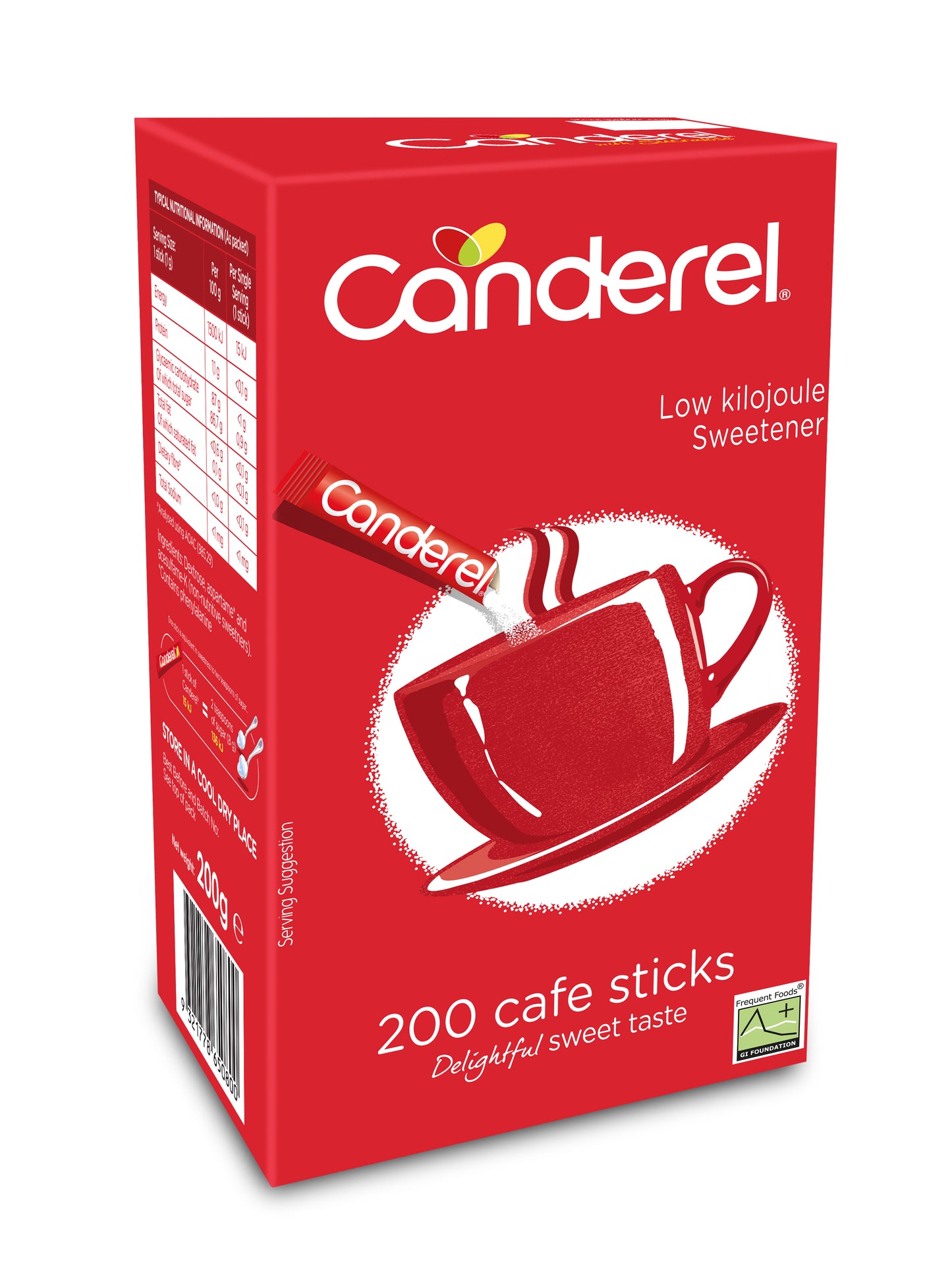 Canderel Classic Sweetener Sticks - 200 Pack