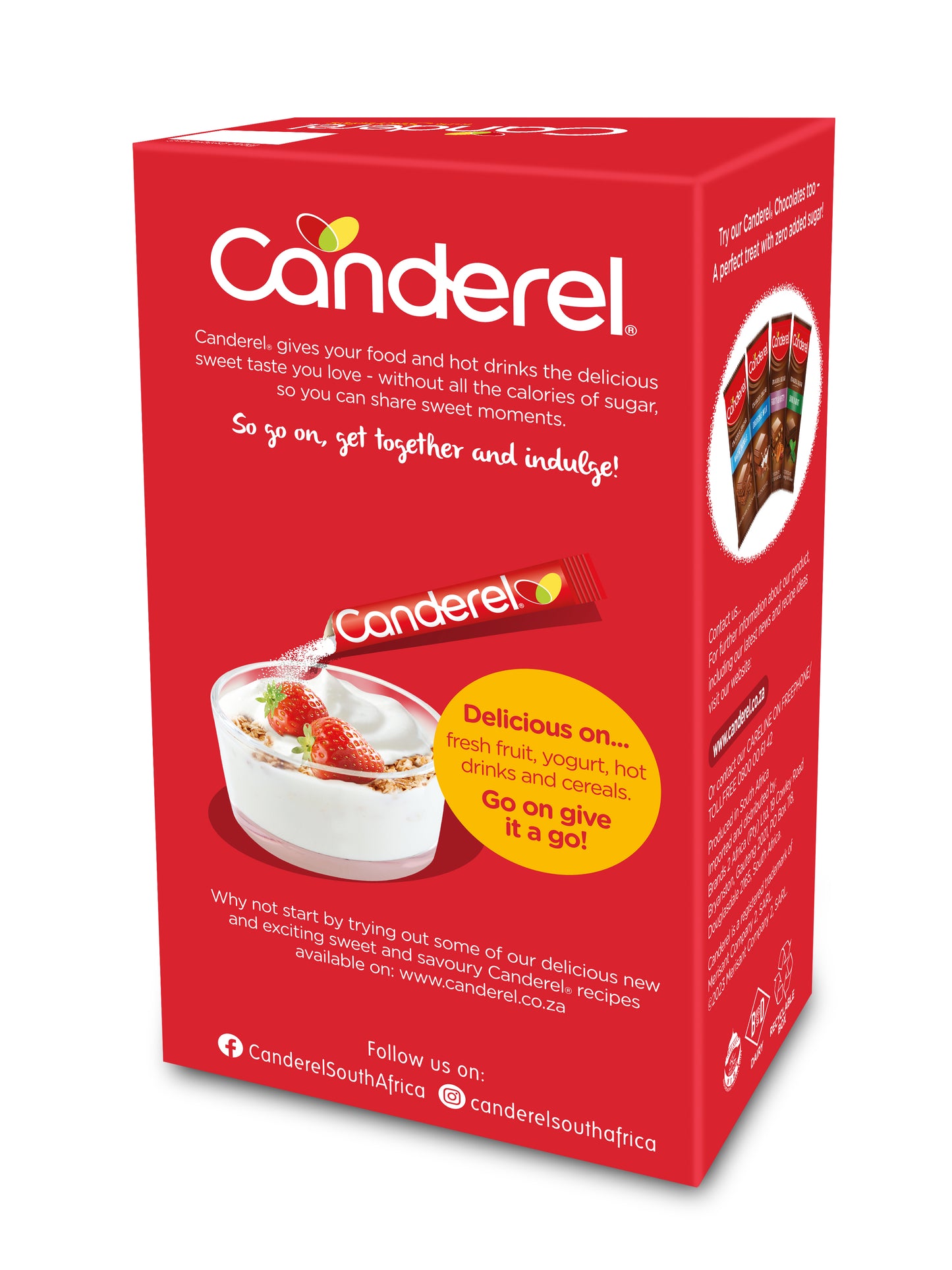 Canderel Classic Sweetener Sticks - 200 Pack