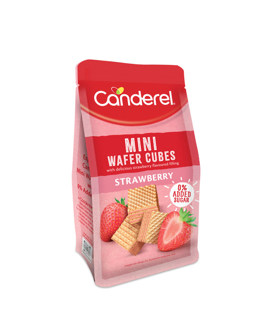 Canderel Mini Wafer Cubes - Strawberry- 100g