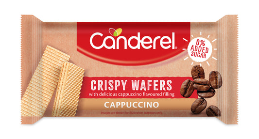 Canderel Crispy Wafers - Cappuccino- 45g