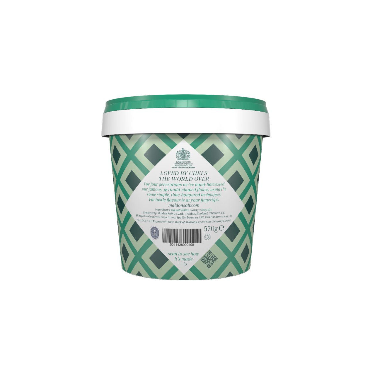 Maldon Sea Salt Flakes – 570g Tub