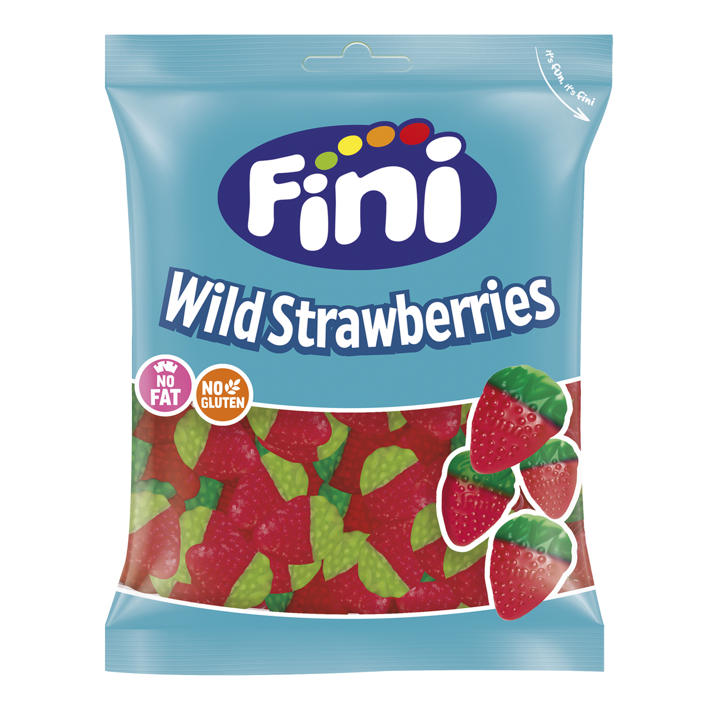 Fini Clear Gummy Wild Strawberries 1kg