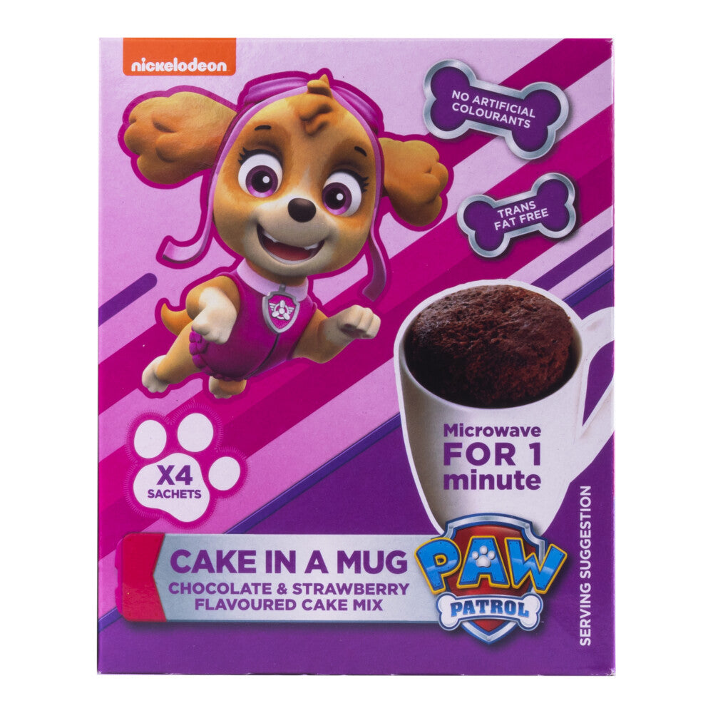 Paw Patrol Mug Cake - Chocolate & Strawberry