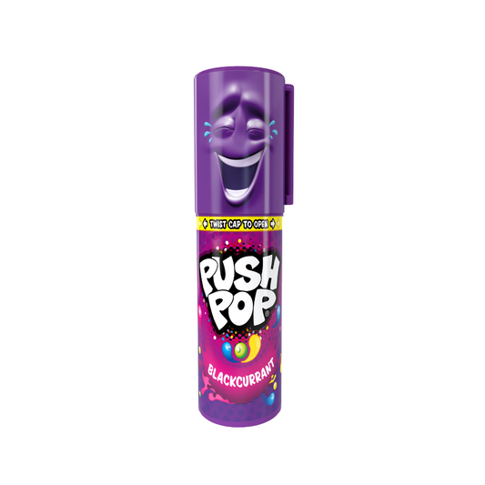 Bazooka Push Pop – Blackcurrant 15g