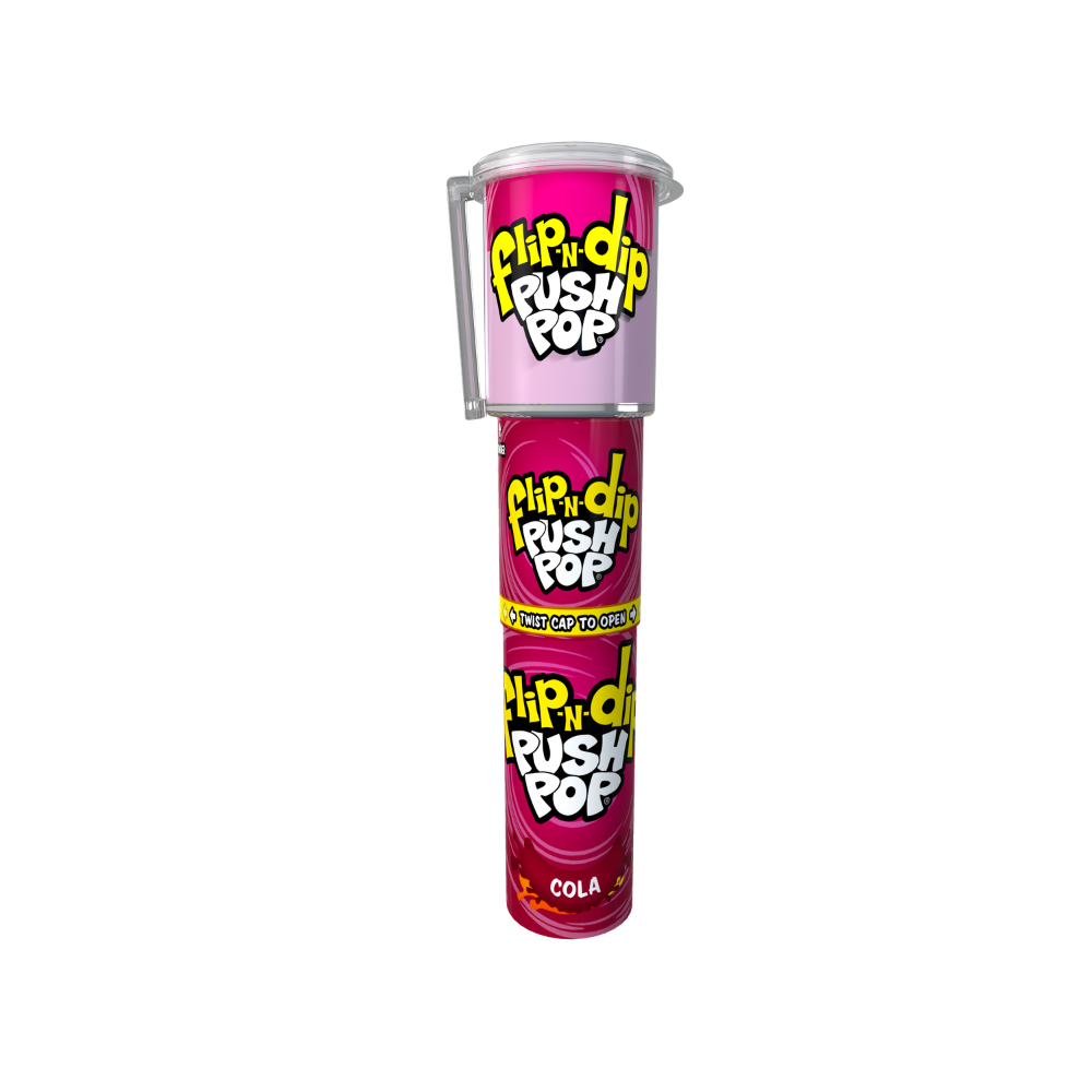 Bazooka Flip n Dip Push Pop – Cola 25g