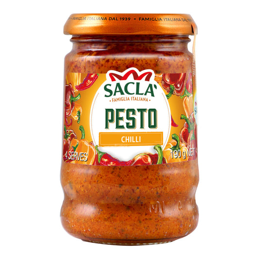 Sacla Pesto - Chilli 190g