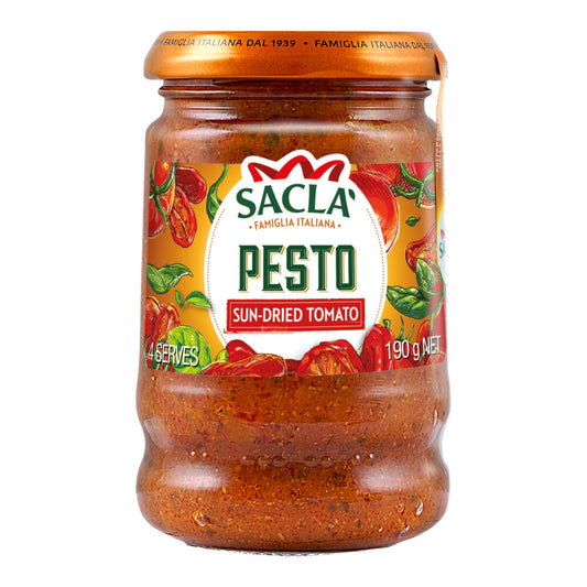 Sacla Pesto - Sun-dried Tomato 190g