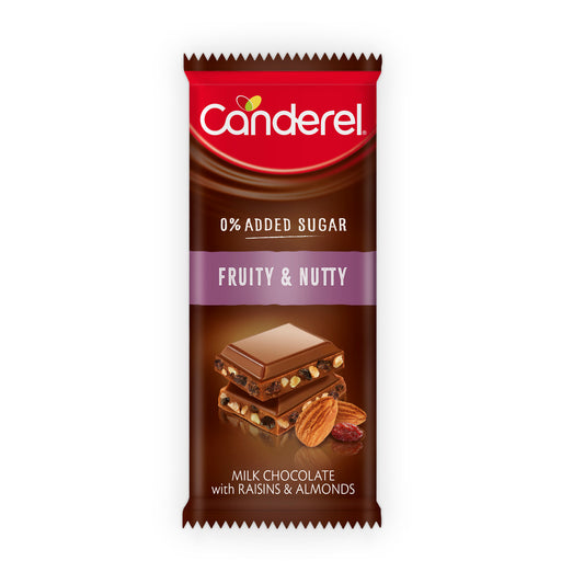 Canderel Fruity & Nutty Chocolate - 100g
